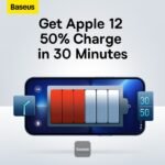 Baseus Compact Fast Charger 2U+C 30W UK WHITE-(1YW) - Image 8