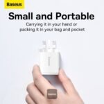 Baseus Compact Fast Charger 2U+C 30W UK WHITE-(1YW) - Image 10