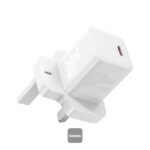 Baseus GaN5 Fast Charger (Mini) 1C 30W UK Moon White - Type-C UK-(1YW) - Image 3