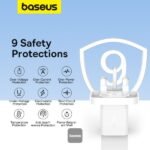 Baseus GaN5 Fast Charger (Mini) 1C 30W UK Moon White - Type-C UK-(1YW) - Image 8