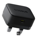Baseus Palm Fast Charger 1C 20W UK Cluster Black -(1YW) - Image 3