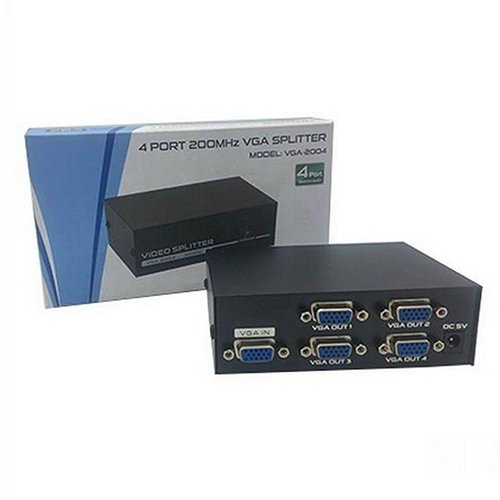4-Port-VGA-Switc 04 Port VGA Splitter - Image 1