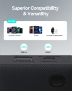 Baseus Airpow Lite Power Bank 10000mAh 15W Moon White (With Simple Series Data Cable USB to Type-C 30cm White) - - Image 8