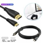 Mini HDMI to HDMI Cable 1.5M - Image 2
