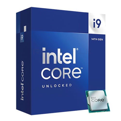 5805 Intel Core i9-14900K Processor 36M Cache Up To 6 GHz (32 Threads , 24 Cores ) Desktop Processor -(3YW) - Image 1
