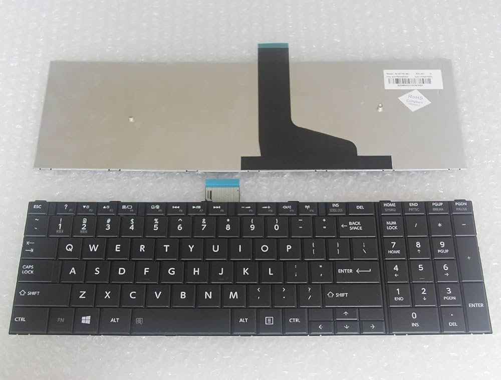 61bdns8v-RS._AC_UF1000,1000_QL80_ Toshiba Satellite C50 C50D C50-A C50-B C55 C55D C55-B C55T C55-B5299 C55-B5298 Series Laptop Keyboard (A Grade) (6MW) - Image 1
