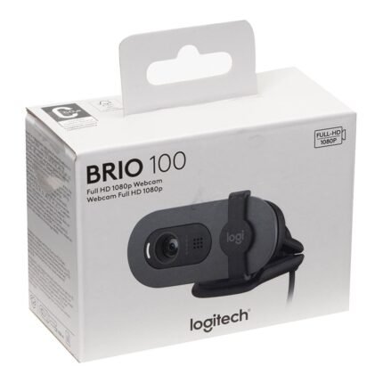 Logitech BRIO 100 1080P Wired Webcam-(1YW)