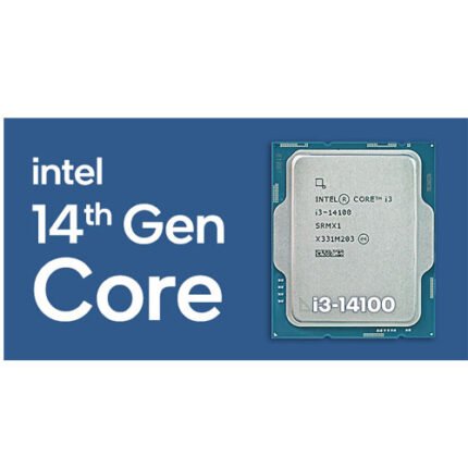 INTEL CORE i3 -14100 Processor 12MB Cache, Up TO 4.70 GHz (4 Cores,8 Threads) Desktop Processor -Without Box/Fan (3YW)
