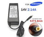 Samsung 14V-2.14A 6.5mm X 4.4mm Pin LCD /Monitor Charger (6MW)