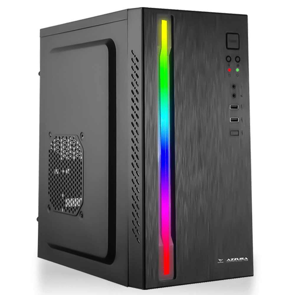 ALCATROZ-AZZURA-COMPACTO-PRO-1-RGB ALCATROZ AZZURA COMPACTO PRO 1 RGB CASING with 235W Power Supply (01YW for PSU) - Image 1