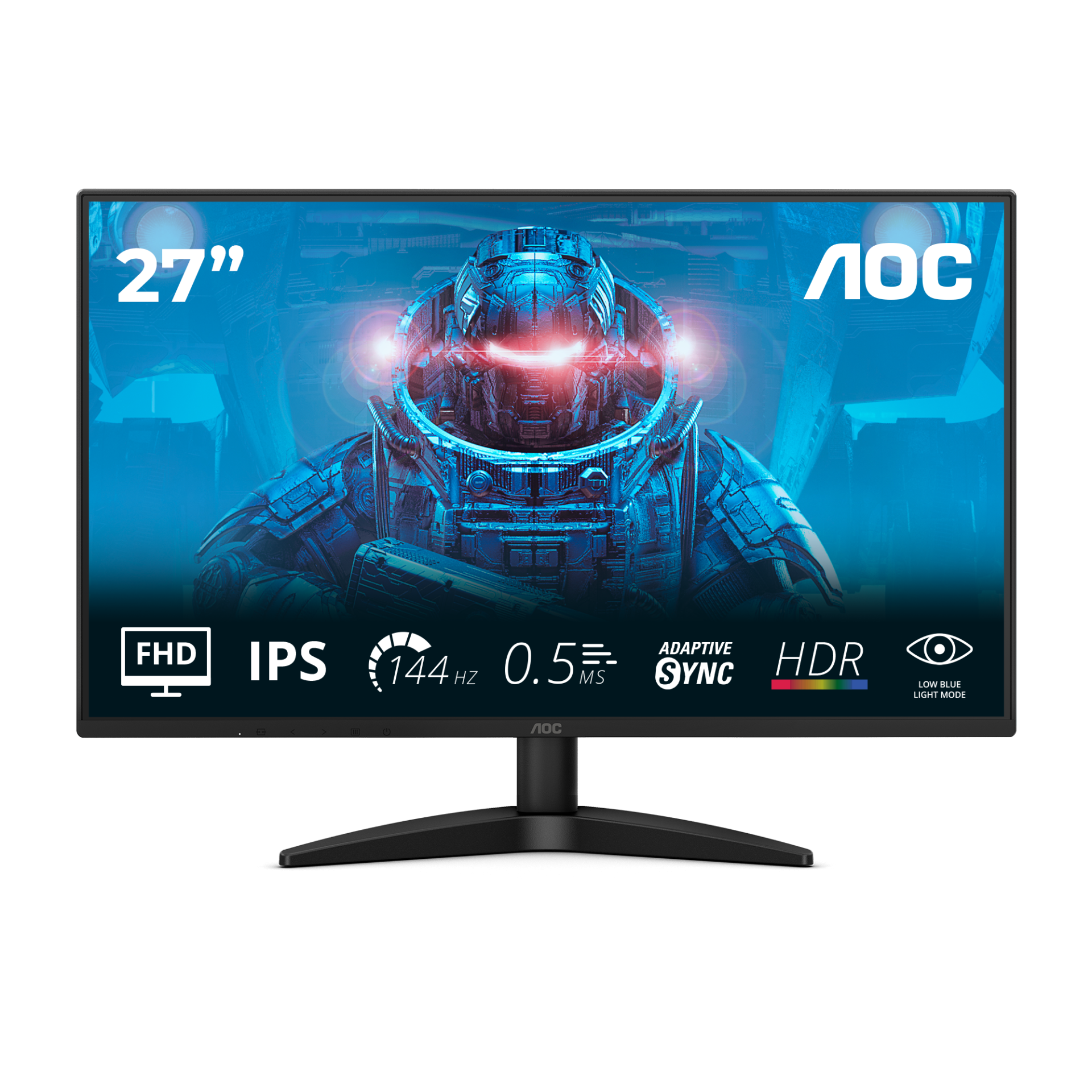 AOC_B2C_INFOSCREEN_27B36X_F_2000x2000-large AOC 27B36X 27" FHD IPS 144Hz Frameless MONITOR (03YW) - Image 1