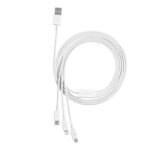 Baseus Superior Series Fast Charging Data Cable USB to M+L+C 3.5A 1M Stellar White-(1YW) - Image 5
