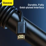 Baseus high definition Series 4K HDMI To HDMI Adapter Cable 1m Black-(6MW) - Image 10