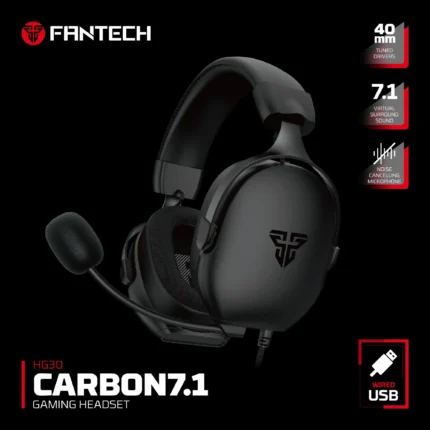 FANTECH HG30 CARBON 7.1 GAMING USB HEADSET (6MW)