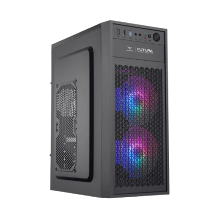 ALCATROZ FUTURA MILLENIA M800 PRO ATX CASING WITH 235W Power Supply & 02 X RGB Fans (01YW for PSU)