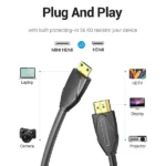 Mini HDMI to HDMI Cable 1.5M - Image 4