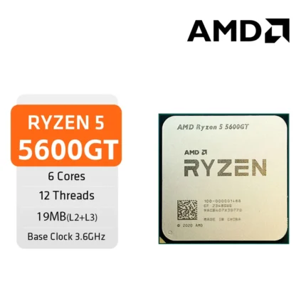 AMD Ryzen 5 5600GT (6 Cores, 12 Threads) Up To 4.6 GHz Desktop Processor -WITH OUT BOX/FAN (3YW)