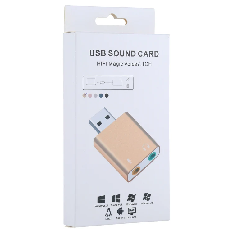 SAS2296J_4 USB Sound Card Hifi Magic Voice 7.1CH (6MW) - Image 1