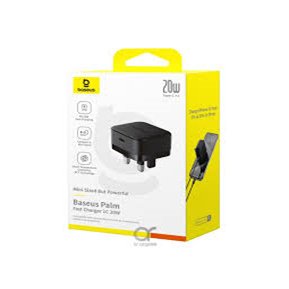 Baseus Palm Fast Charger 1C 20W UK Cluster Black -(1YW)