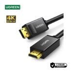 UGREEN 1 Meter DP Male to HDMI Male 4K 30Hz Cable - DP101 - 10238 -(1YW) - Image 3