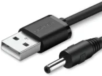 UGREEN USB 2.0-A to DC 3.5mm M/F Charging Cable 1m (Black) US277 - 10376 (1YW) - Image 3