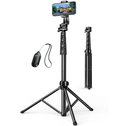 UGREEN  1.7Meter Floor Tripod And Selfie Stick with Bluetooth Remote LP680