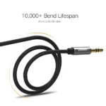UGREEN 3 Meters 3.5mm Male to 3.5mm Male Audio Cable – AV119 – 10736 (Black) - Image 10