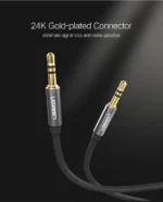 UGREEN 3 Meters 3.5mm Male to 3.5mm Male Audio Cable – AV119 – 10736 (Black) - Image 5