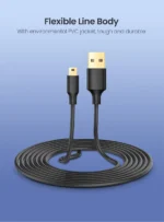 UGREEN USB 2.0 A Male to Mini 5 Pin Male Cable 1.5m (Black) US132 - 10385 -(1YW) - Image 7