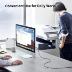 UGREEN USB 2.0 AM to BM Print Cable 5Meter (Black) 5M - US135- 10352- (1YW) - Image 3