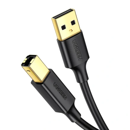 UGREEN USB 2.0 AM to BM Print Cable 5Meter (Black) 5M - US135- 10352- (1YW)