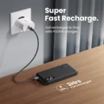 UGREEN 20W 10000mAh Two-way Fast Charging Power Bank Black -PB311 – 25742 –(1YW) - Image 6