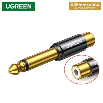 UGREEN 6.35mm Male to RCA Female Adapter - AV169 - 80731