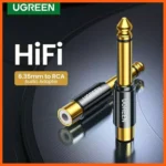 UGREEN 6.35mm Male to RCA Female Adapter - AV169 - 80731 - Image 5