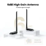 UGREEN AC650 2.4GHz & 5GHz High-Gain Dual Band USB Wireless Adapter -(1YW) - Image 14