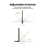 UGREEN AC650 2.4GHz & 5GHz High-Gain Dual Band USB Wireless Adapter -(1YW) - Image 15