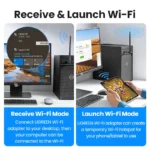 UGREEN AC650 2.4GHz & 5GHz High-Gain Dual Band USB Wireless Adapter -(1YW) - Image 20