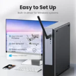 UGREEN AC650 2.4GHz & 5GHz High-Gain Dual Band USB Wireless Adapter -(1YW) - Image 4