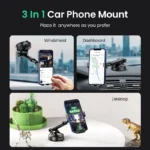 UGREEN Gravity Phone Holder with Suction Cup (Black) LP200 60990B - Image 4
