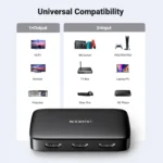 UGREEN HDMI Switcher 3 in 1 Out 4K @30HZ CM332 - 80125-(1YW) - Image 5