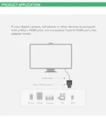 UGREEN Micro HDMI Male to HDMI Female Adapter (Black) 20106 - Image 5