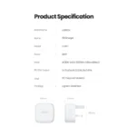 UGREEN 20W Type-C PD Fast Charger UK (White) - CD137 / P/N -60451 (1YW) - Image 4