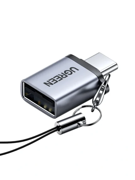 UGREEN Type-C 3.1 Male To USB 3.0 A Female Aluminum OTG Adapter – US270 – 50283-(1YW)