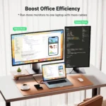 UGREEN Type-C to HDMI Male to Type-C Male Cable Aluminum Shell 1.5Meter - MM142 - 50570 - 4K-(1YW) - Image 3