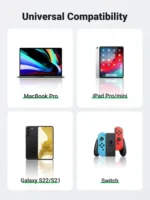 UGREEN 1 Meter 60W Type-C to Type-C PD Round Cable Nickel Plating Aluminum Shell – US261 – 50150 –(1YW) - Image 5