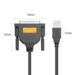 UGREEN USB 2.0 To DB25 Parallel Cable 1M - US167 - 20793 -(1YW) - Image 5