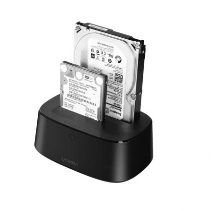 UGREEN USB 3.0 to SATA Dual-Bay Hard Drive Docking Station – CM198 – 50857 – (1YW)