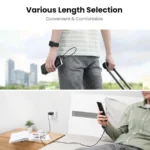 UGREEN USB to Micro USB 2.0 Cable 1M Metal/Black-US290-60146-(1YW) - Image 6