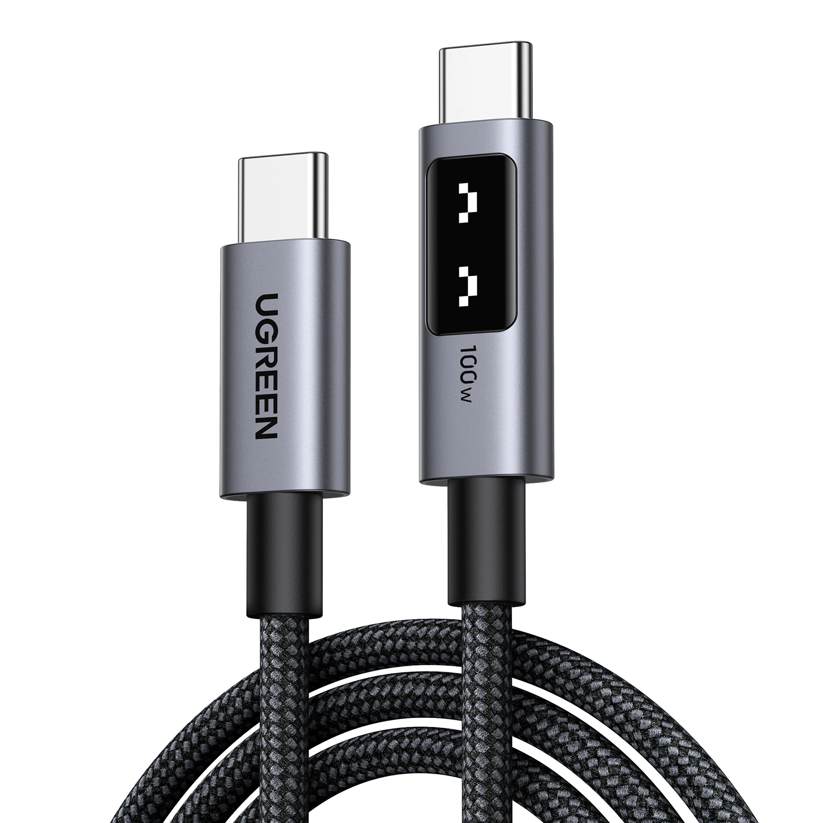 UGREEN-Uno-100W-1Meter-Type-C-to-Type-C-PD-Fast-Charging-Cable-5A-Max-2 UGREEN Uno 100W USB-C to USB-C PD Fast Charging Cable 5A Max 1m - L509 - 35501 -(1YW) - Image 1
