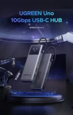 UGREEN Uno Series 6-in-1 Type-C Hub (1xHDMI 4K 60Hz/2xType-C 10Gbps / 2 x USB 10Gbps/1 x Type-c PD 100W) –CM888–35998–(1YW) - Image 7